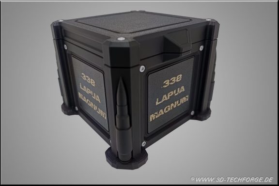 Premium Präzisions-Munitionsbox, AmmoBox –.338 Lapua Magnum Premium Präzisions-Munitionsbox, AmmoBox –.338 Lapua Magnum